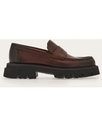 Ferragamo - Chunky Loafer With Bold Sole - Lyst