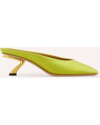Ferragamo - S-Shaped Heel Mule .5 - Lyst