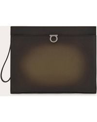 Ferragamo - Uomo Pouch Gancini - Lyst