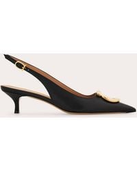 Ferragamo - Maxi Gancini Slingback Pump - Lyst
