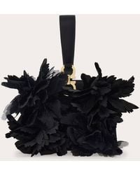 Ferragamo - Mini Clutch With Floral Detailing - Lyst
