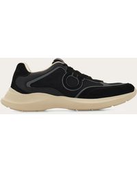 Ferragamo - Low Top Sneaker With Gancini Ornament .5 - Lyst