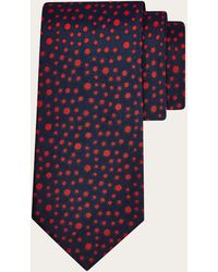 Ferragamo - Pois Print Silk Tie - Lyst