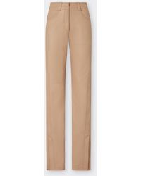 Ferrari - Straight-Leg Leather Trousers - Lyst
