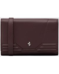 Ferrari - Granata Leather Wallet With Chain - Lyst