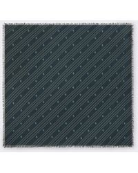 Ferrari - Cotton And Silk Twill Scarf - Lyst