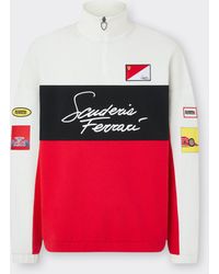 Ferrari - Scuderia Cotton Sweatshirt - Lyst