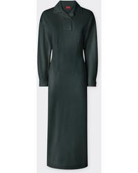 Ferrari - Long-Sleeved Jersey Polo Dress - Lyst