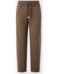 Ferrari - Wool And Cotton Jogger Trousers - Lyst