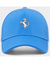 Ferrari - Baseball Cap With Metal Prancing Horse Detail - Lyst