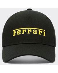 Ferrari - Baseball Cap Con Logo Gommato - Lyst