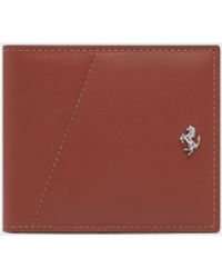 Ferrari - Smooth Leather Bifold Wallet - Lyst
