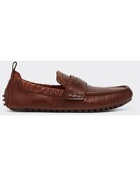 Ferrari - Nappa Leather Driver Shoes - Lyst