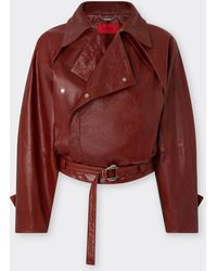 Ferrari - Waxed Leather Blouson - Lyst