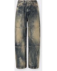 Ferrari - Acid-Washed Denim Trousers - Lyst
