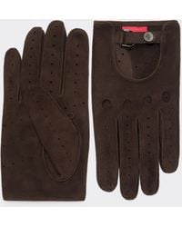 Ferrari - Fahrhandschuhe Aus Wildleder - Lyst