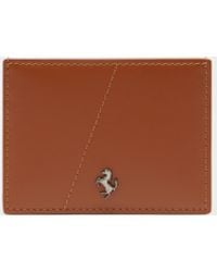 Ferrari - Smooth Leather Card Holder - Lyst