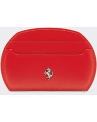 Ferrari - The Dino Leather Card Holder - Lyst