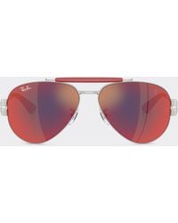 Ferrari - Ray-Ban For Scuderia Rb3762M Hypercar - Lyst