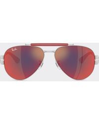 Ferrari - Ray-Ban For Scuderia Rb3762M Hypercar - Lyst