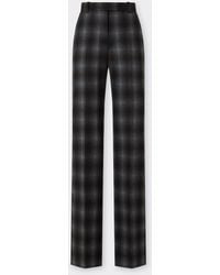 Ferrari - Tartan Wool Flannel Trousers - Lyst