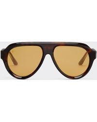 Ferrari - Acetate Sunglasses With Mirrored Lenses - Lyst