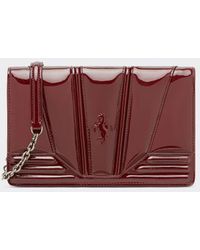 Ferrari - Gt Bag Chain Wallet In Patent Leather - Lyst