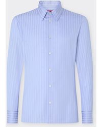 Ferrari - Cotton Shirt With Monogram Motif - Lyst