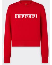Ferrari - Scuba Sweatshirt With Logo - Lyst