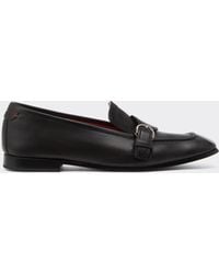Ferrari - Buffered Leather Loafers - Lyst