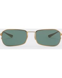 Ferrari - Matte Titanium Sunglasses With Dark Lenses - Lyst