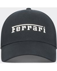 Ferrari - Baseball Cap With Rubberized Logo - Lyst
