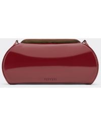 Ferrari - Dino Leather Wallet With Shoulder Strap - Lyst