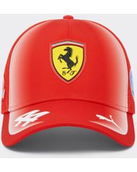Ferrari - Hamilton Replica 2026 Puma Trucker Cap For Scuderia Hp - Lyst