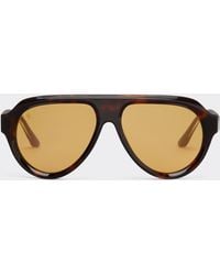 Ferrari - Acetate Sunglasses With Mirrored Lenses - Lyst