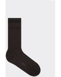 Ferrari - Long Cotton Socks With Logo - Lyst