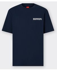 Ferrari - Cotton T-Shirt With Logo - Lyst