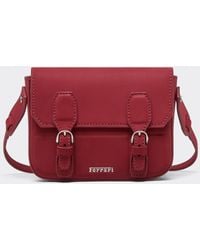 Ferrari - Mini Nubuck Messenger Bag - Lyst
