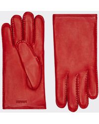 Ferrari - Nappa Leather Gloves With Logo - Lyst