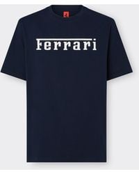 Ferrari - Cotton T-Shirt With Logo - Lyst