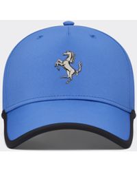 Ferrari - Baseball Cap With Metal Prancing Horse - Lyst