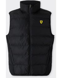 Ferrari - Quilted Nylon Vest With Scudetto - Lyst