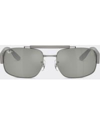 Ferrari - Ray-Ban For Scuderia Rb3797M With Mirrored Lenses - Lyst
