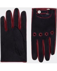 Ferrari - Suede Driving Gloves - Lyst