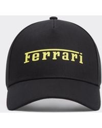 Ferrari - Baseball Cap With Rubberized Logo - Lyst