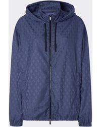 Ferrari - Nylon Windbreaker With Prancing Horse Motif - Lyst