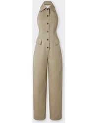Ferrari - Double Mackintosh Halter-Neck Jumpsuit - Lyst