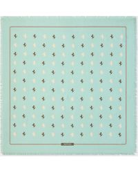 Ferrari - Cotton And Silk Twill Scarf - Lyst