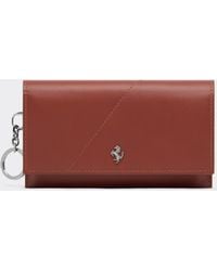 Ferrari - Smooth Leather Glasses Case - Lyst