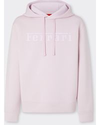 Ferrari - Felpa Con Cappuccio - Lyst